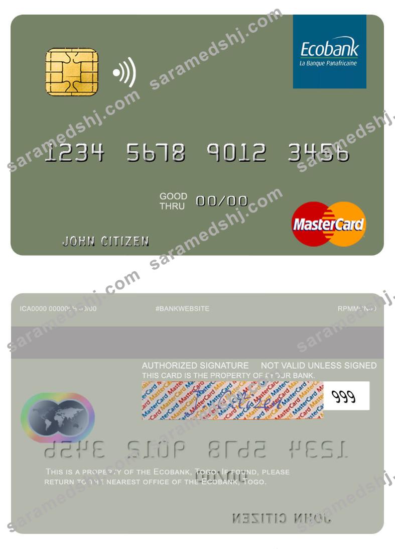 Togo Ecobank mastercard